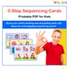 3-Step Sequencing Cards: Printable PDF for Early Learning