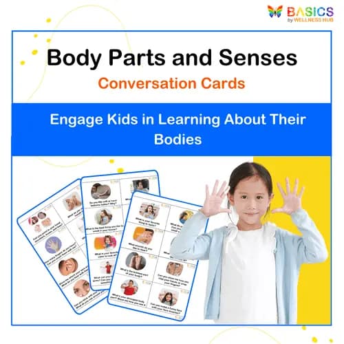 Conversation Cards - Body Parts and Senses: Engage Kids in Learning About Their Bodies