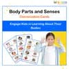 Conversation Cards - Body Parts and Senses: Engage Kids in Learning About Their Bodies