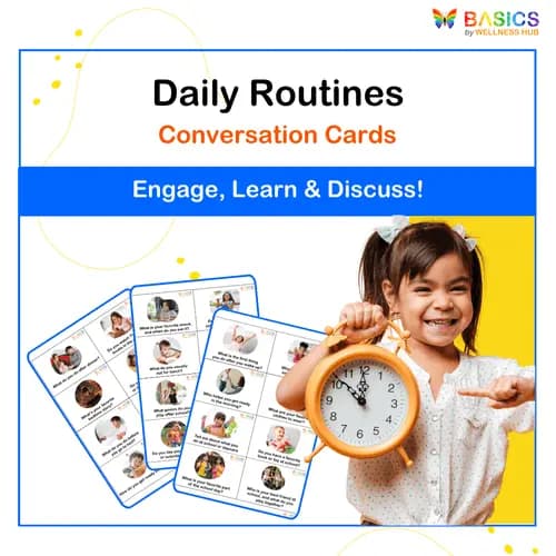 Daily Routines: Conversation Cards for Kids Explore Everyday Activities with Fun Questions