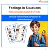 Feelings in Situations: Conversation Cards for Kids