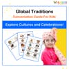 Global Traditions: Conversation Cards for Kids Explore Cultures and Holidays Through Fun Questions