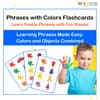 Phrases with Colors Flashcards: Learn Phrases Using Colors and Objects