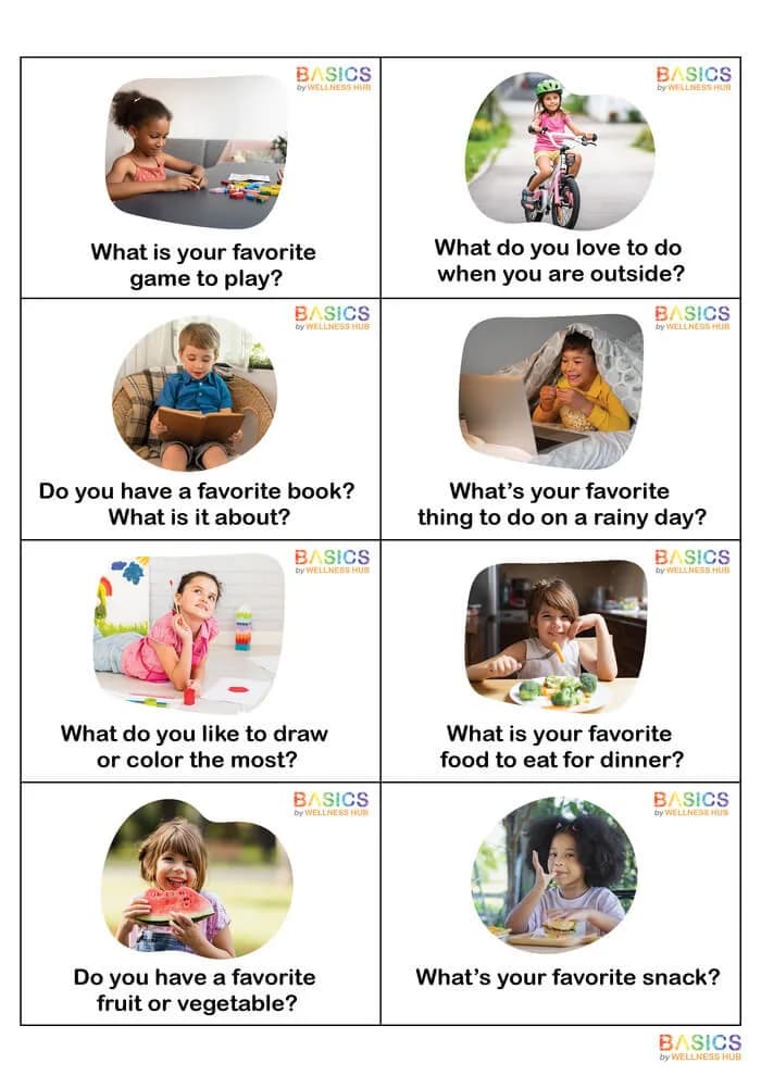 Favorite Things: Conversation Cards for Kids Explore Interests and Favorites!-PDF1