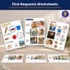 First Requests Worksheets — 18 Printable Speech Therapy Worksheets for Request Phrases (Circle, Match, Cut & Glue) thumbnail 1