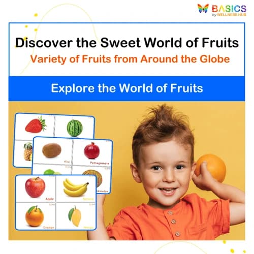 Fruits Flashcards for Kids: Free Printable PDF