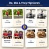 He, She & They Flip Cards — 60 Printable Fold-and-Flip Name-to-Pronoun Swap Cards thumbnail 1