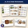In, On & Under Worksheets — 18 Printable Prepositions Worksheets (111 Position Word Activities) thumbnail 1