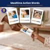 Mealtime Action Words — 45 Printable Eating, Drinking, Cooking and Pouring Phrase Flashcards thumbnail 1