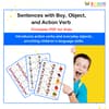 Sentences with Boy, Object, and Action Verb: Illustrated PDF for Kids
