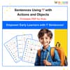 Printable Sentences Using 'I' with Actions and Objects PDF for Kids