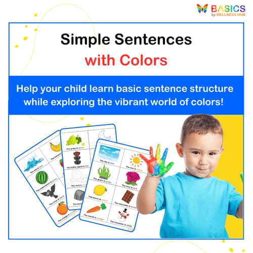 Simple Sentences on Colors: Fun Learning PDF for Kids