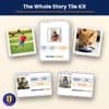 The Whole Story Tile Kit — Printable Sentence Mat with 120 Subject, Verb and Object Word Tiles and 91 Scene Cards thumbnail 1