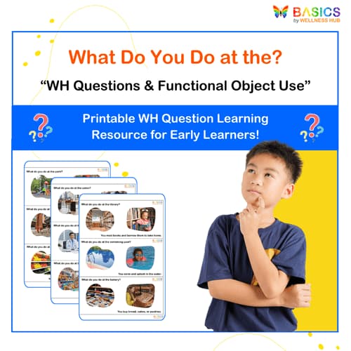 What Do You Do at the? WH Questions & Places – Printable PDF