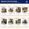 What Do I Do? First Steps — 25 Printable Fold-and-Reveal Social Situation Flip Cards, Easy Level thumbnail 1