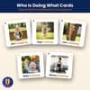 Who Is Doing What Cards — 90 Printable Subject and Verb Flashcards for First Two-Word Sentences thumbnail 1