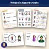 Whose Is It Worksheets — 12 Printable Possessives Worksheets (74 His, Her and Their Activities) thumbnail 1