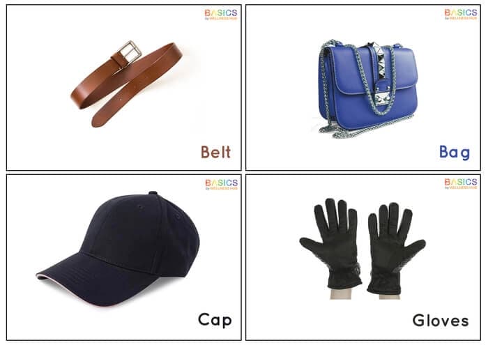 Clothing and Accessories Flashcards for Kids – Printable PDF-PDF1