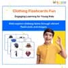 Clothing and Accessories Flashcards for Kids – Printable PDF