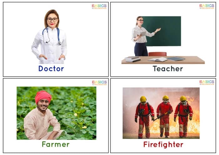 Professions Flashcards for Kids – Explore Careers Printable PDF-PDF1