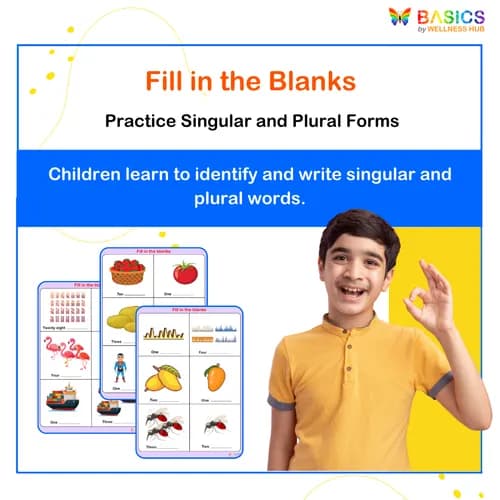 OES – Fill in the Blanks: Singular or Plural Practice for Kids - Free