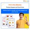 OES – Fill in the Blanks: Singular or Plural Practice for Kids