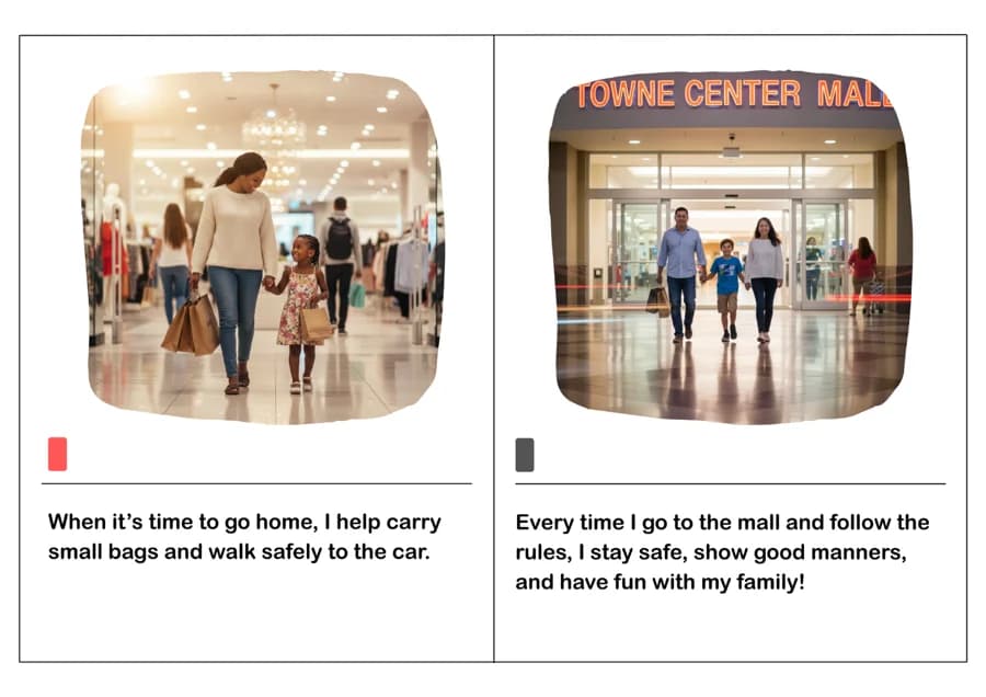 Going to the Mall Social Story – Printable PDF for Kids-PDF1
