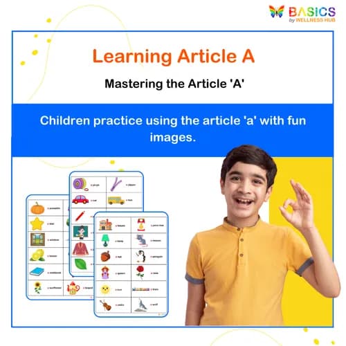 Usage of Article 'A' – Learn and Use 'A' with Pictures - Free