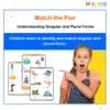 IES – Match the Pair: Singular and Plural Matching Activity
