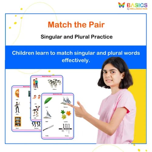 VES – Match the Pair: Singular and Plural Words - Free