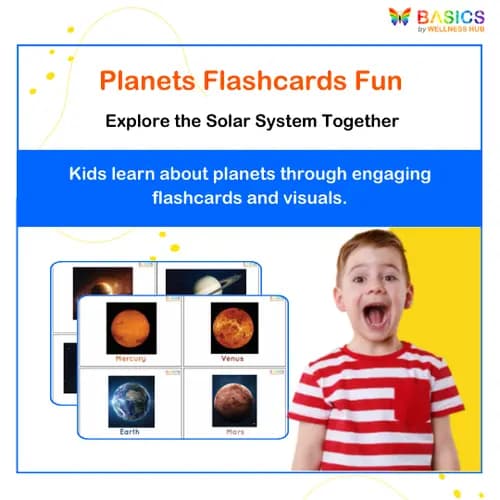 Planets Flashcards for Kids – Free Solar System Learning PDF