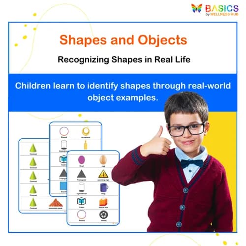 Shapes & Objects: Illustrated Worksheet Set for Kids