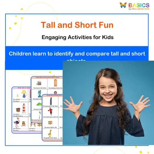 Tall and Short Comparison Worksheets: Fun Activities for Kids - Free