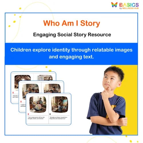 Who Am I – Social Story with Vocabulary and Activities