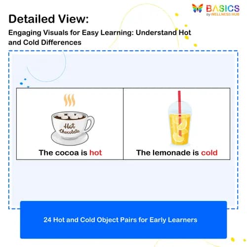 Hot and Cold Flashcards: Learn Temperature Concepts with Objects