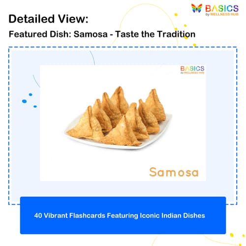 Indian Cuisine Flashcards for Kids: Free Printable PDF preview 2