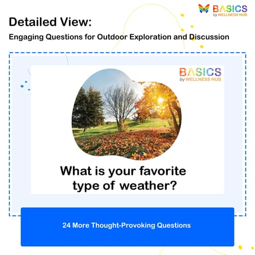 Conversation Cards - Nature and Outdoors: Questions for Outdoor Exploration