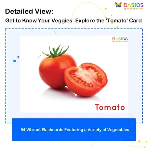 Vegetables Flashcards for Kids: Free Printable PDF preview 2