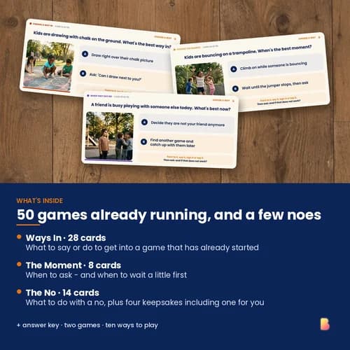 Can I Join? First Ways In — 50 Printable Joining-In Scenario Cards for Entering Play and Handling No – page 2 preview