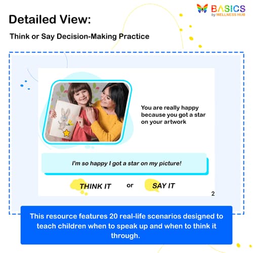 Think It or Say It: Emotions and Feelings Guide