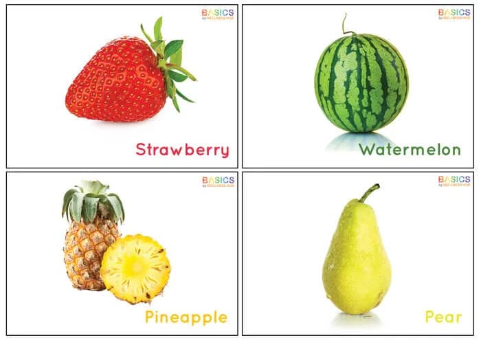 Fruits Flashcards for Kids: Free Printable PDF-PDF2