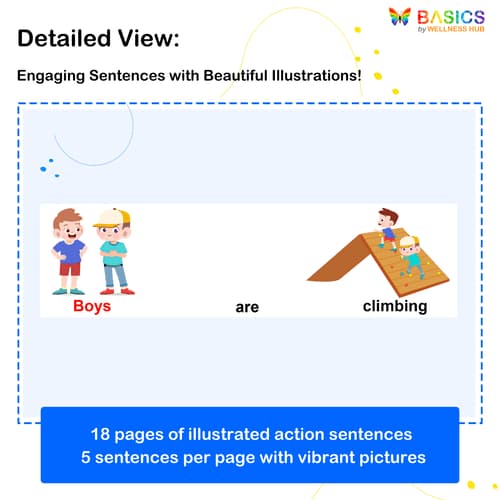 Simple Sentences with Actions: Boys Plural PDF for Kids