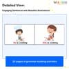 Sentences with Pronouns and Actions: He and She PDF for Kids - Free