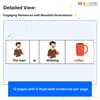 Sentences with Man, Object, and Action Verb: Free Illustrated PDF for Kids