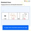 Printable Sentences Using 'I' with Actions and Objects PDF for Kids
