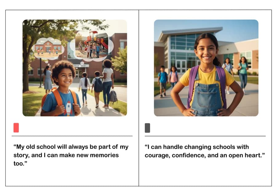 Changing Schools – Social Story with Activities for Kids-PDF2