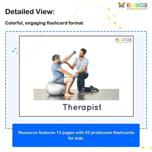 Professions Flashcards for Kids – Explore Careers Printable PDF preview 2