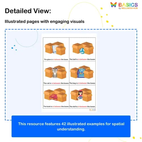 In Between – Learn Object Position with Illustrated Examples preview 2