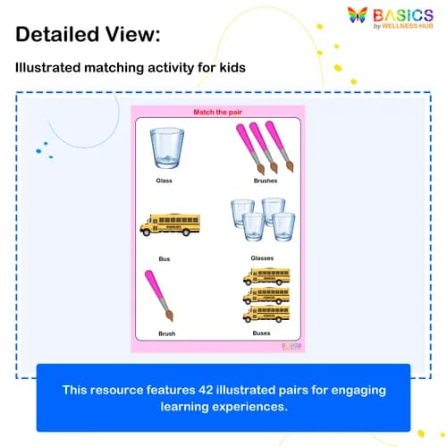 ES – Match the Pair: Singular and Plural Matching Activity