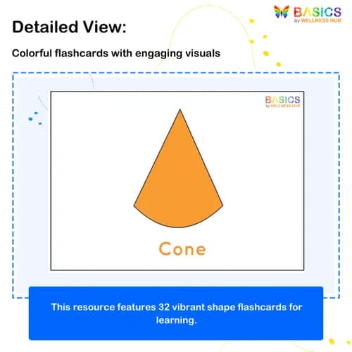 Shapes Flashcards for Kids – Free Printable PDF preview 2